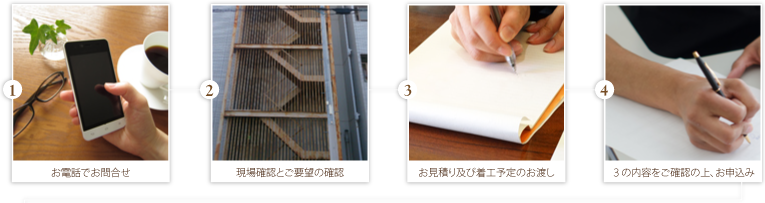 施工の流れ